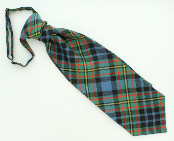 Tie, Ruche, Lightweight Wool, MacLellan Tartan